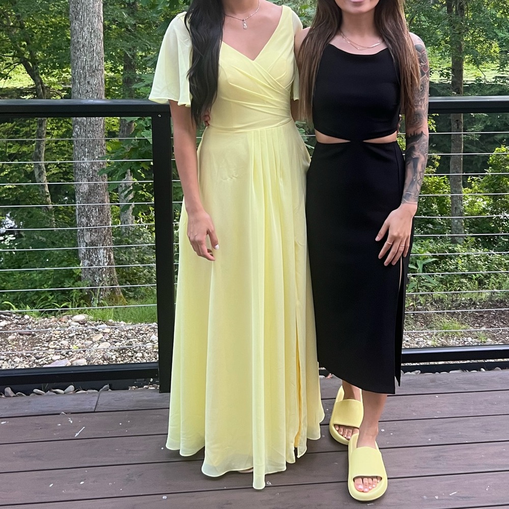 Yellow (canary) bridesmaid dress - only worn once! - Picture 7 of 9